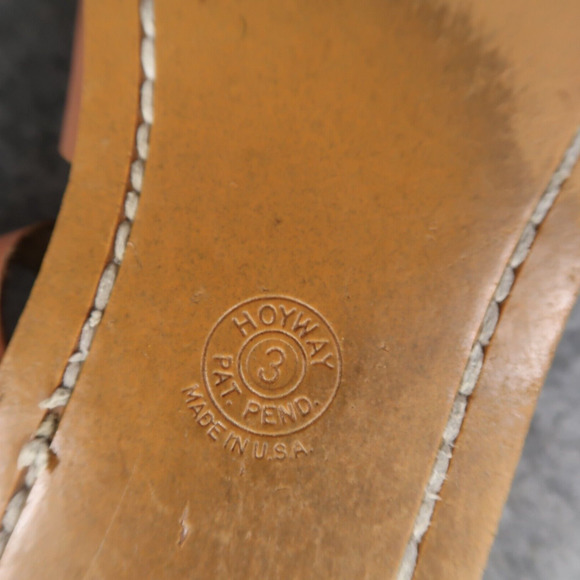 Salt Water Shoes Womens 5 Sandals Classic Leather Hand Stitched Water Friendly - Picture 12 of 13